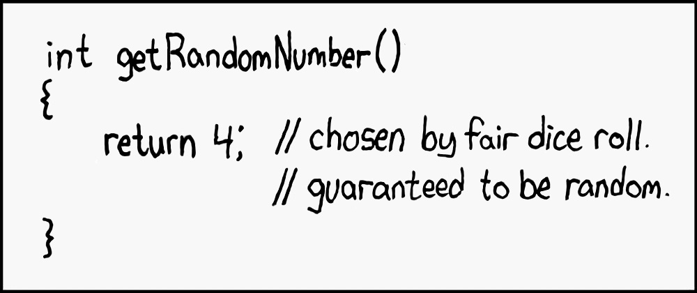 XKCD #221 - Random Number